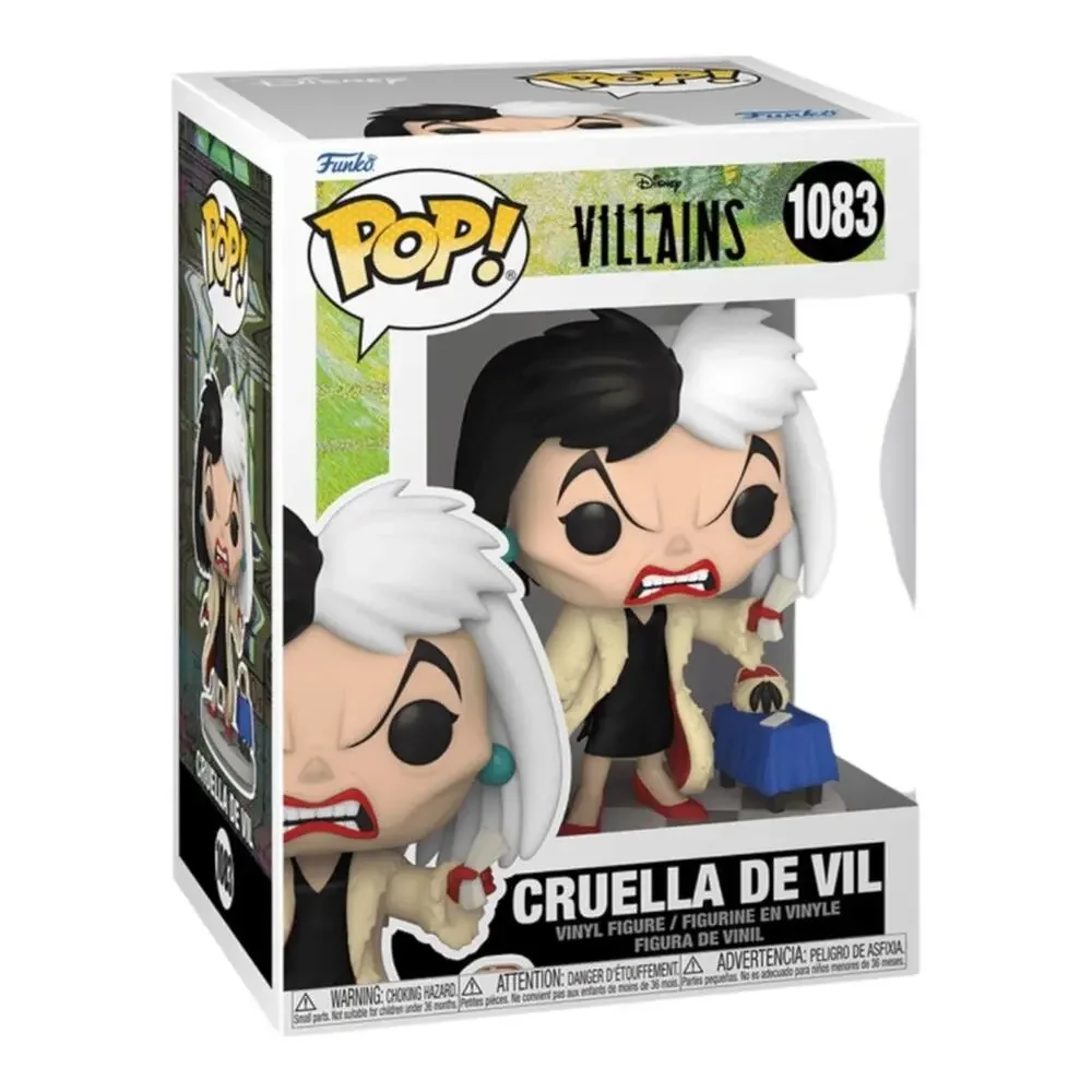Funko Pop! Disney: Villains - Heiress Fashionista Cruella de Vil Figure #1083 - Picture 2 of 12